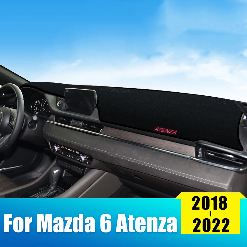 

Car Dashboard Pad Instrument Platform Avoid Light Cover Mat For Mazda 6 GJ GL Mazda6 Atenza 2018 2019 2020 2021 2022 Accessories