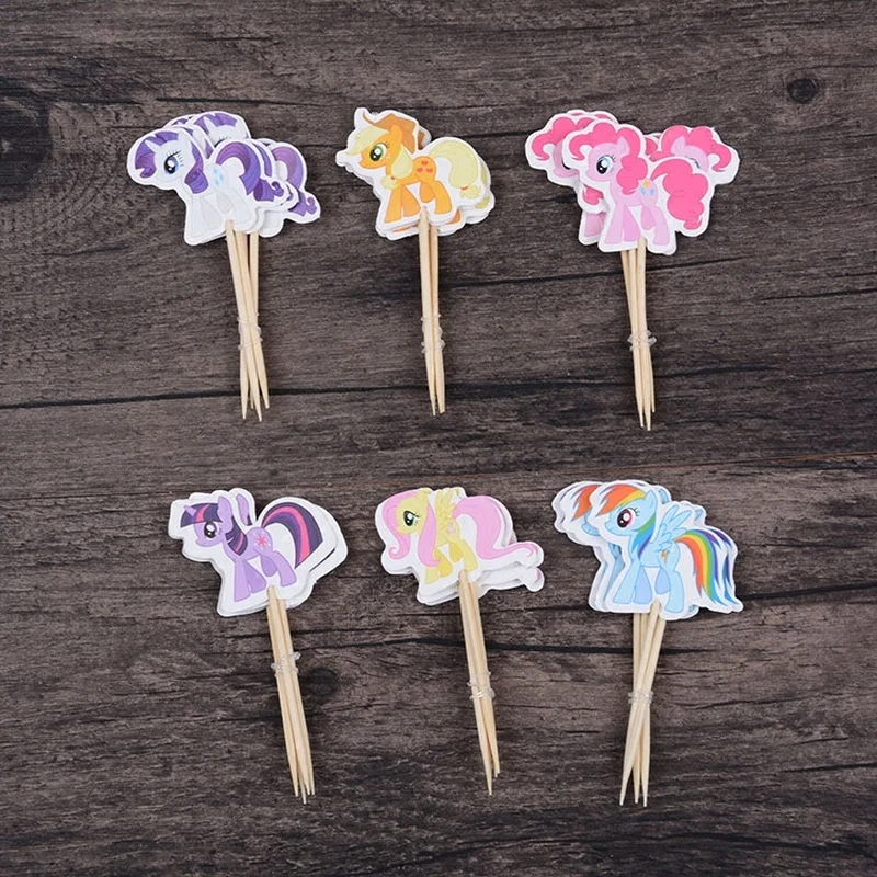 24 шт Дисней Микки Маус замороженный мультфильм день рождения украшения Минни