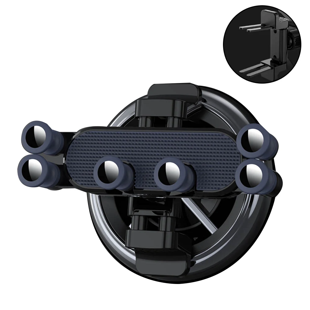 

Car Dashboard Universal Gravity Linkage Round Air Vent Mount Phone Holder Mobile Phone Stand Bracket For Samsung Mobile Holder
