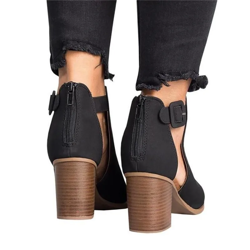 

Women Sandals 2021 Summer Hot Fashion Fish Mouth Exposed Toe High-heeled Female Sandals Romanesque Ladies Shoes Size 35-43