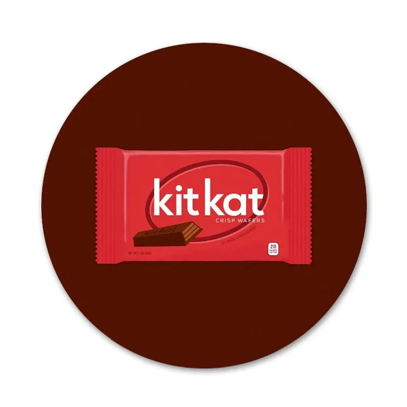 Набор kat chocolate kitkat Значки Металлические для фотографий | Дом и сад