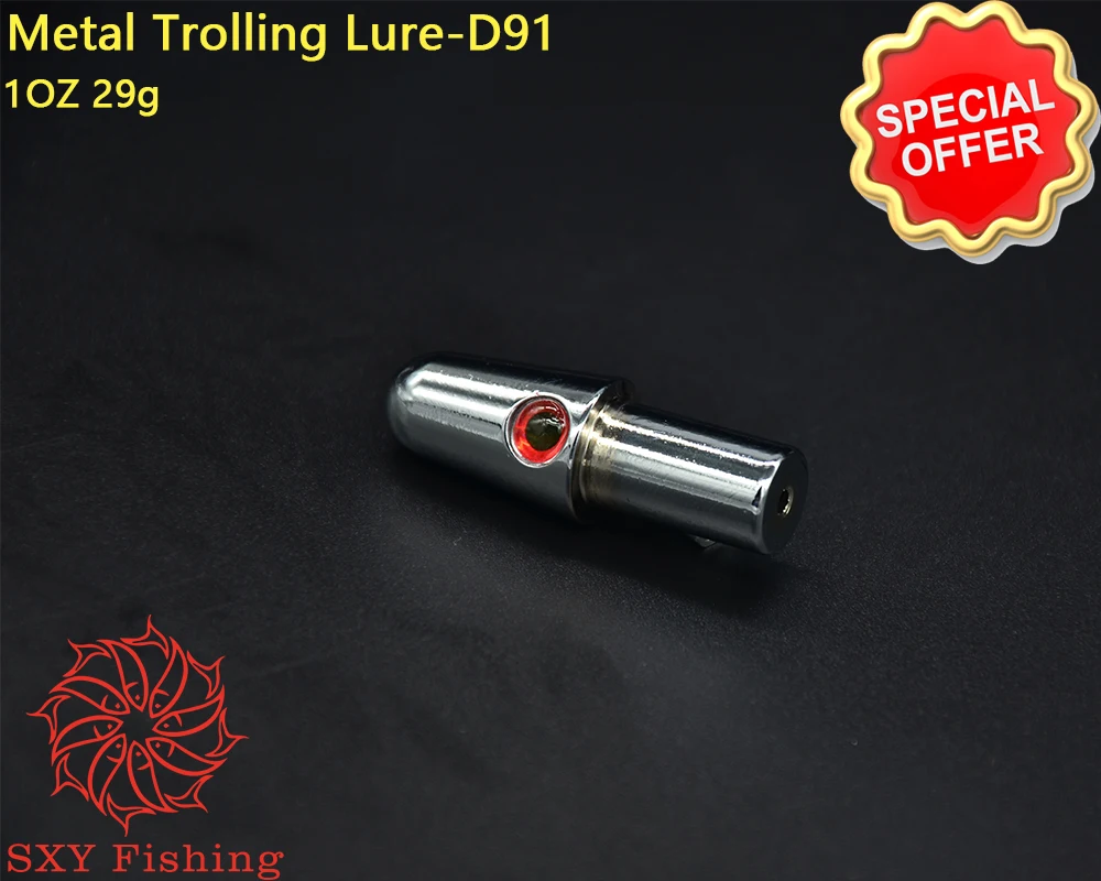 

SXY FISHING DIY Jet Head D91 1OZ Metal Trolling Lure Trolling Bait Deep-sea fishing bait Artificial bait Fake bait