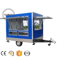 multifunction kn 250 durable food van trailer cart coffee kiosk with free shipping by sea