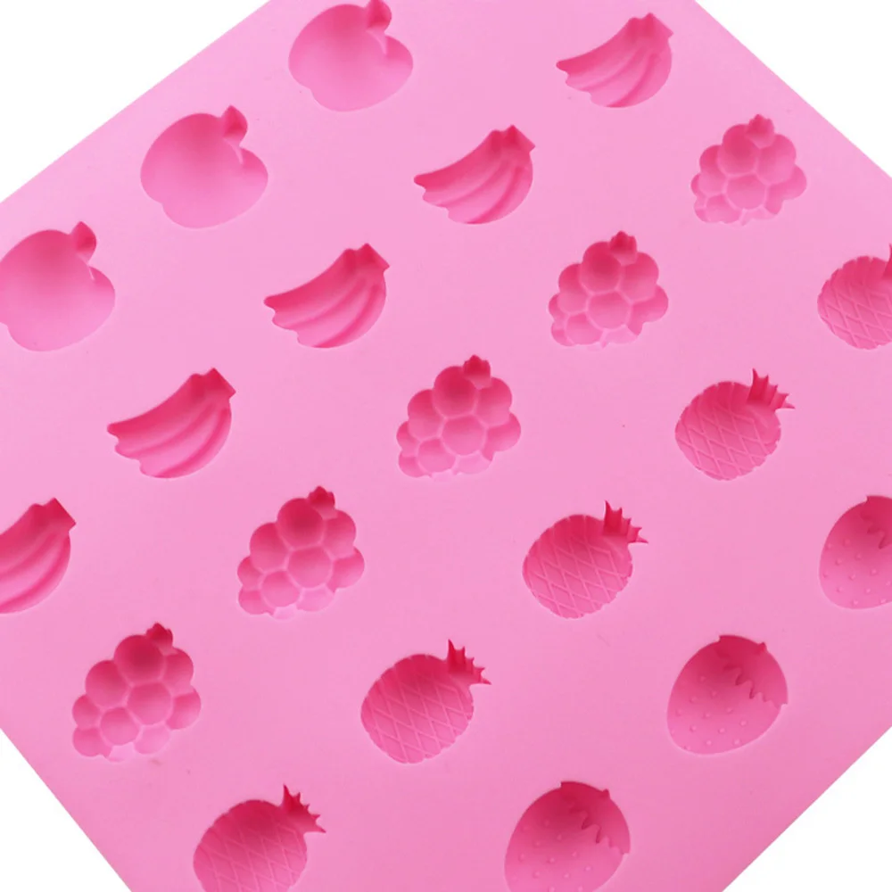 

Silicone Mold Donut Fruit Shape Cake Molds Candy Sugar Craft Cookie Baking Handmade Tools Resin Clay Fondant Molds
