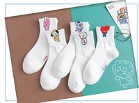 kpop bangtan boys womens socks animal prints cartoons cute socks korean style scarpage funny socks harajuku