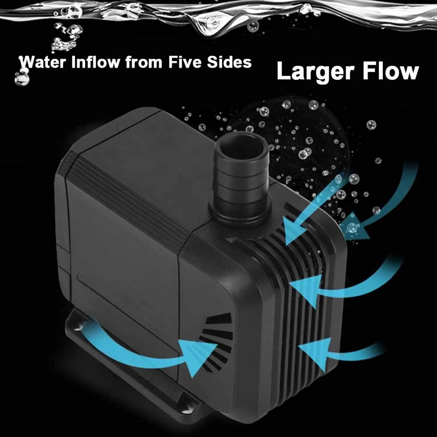 Аквариумный погружной насос многофункциональный вентилятор для