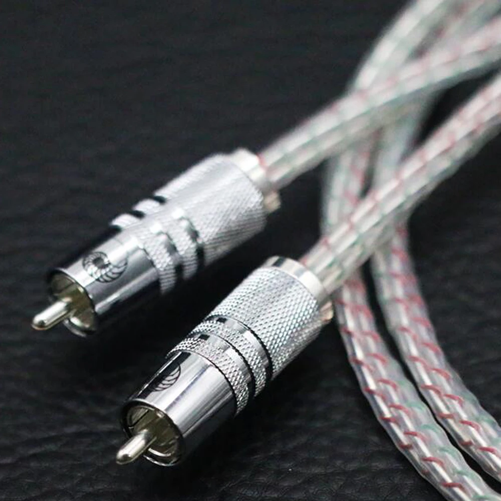 Посеребренный Hi-Fi стерео RCA кабель Valhalla серии 7N аудио 2rca к интерконнекторный |