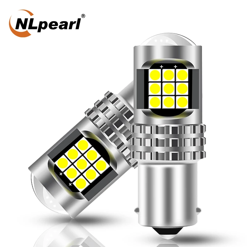 

NLpearl 1x Signal Lamp 1156 P21W BA15S Led PY21W BAU15S Turn Signal Lights 3030SMD P21/5W BAY15D 1157 Led Reverse Brake Lamp 12V