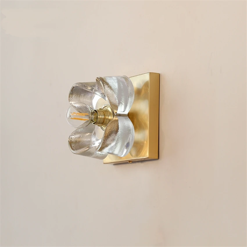 Стеклянные Настенные светильники в стиле ретро пост-модерн роскошный отель