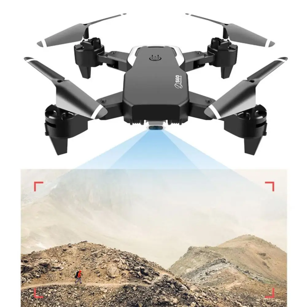 S60 игрушечный Дрон двойная камера широкоугольная Wifi FPV складной Квадрокоптер с