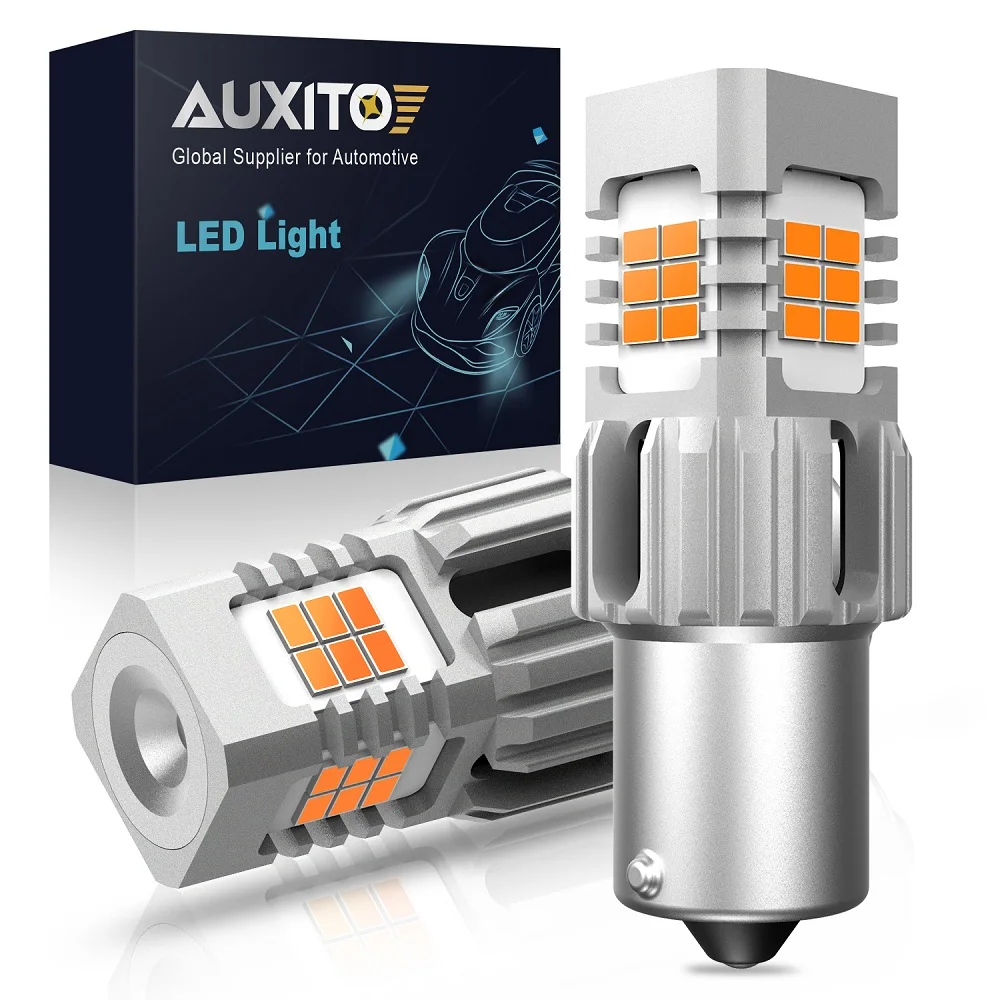 Светодиодсветодиодный лампа AUXITO 3020 SMD светодиодная CanBus S25 1156 BA15S P21W T20 LED 7440 W21W W21/5W