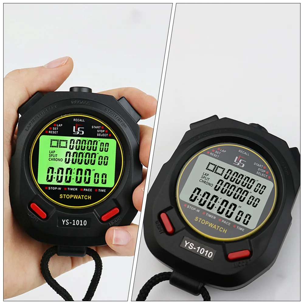 

Handheld Digital Sports Stopwatch with Large Display Athletics Referee Timer