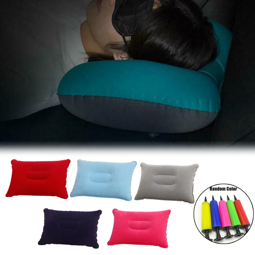 

1PC Portable Waterproof Outdoor Travel Sleep Pillow Ultralight Camping Rest Inflatable Pillow Camping Accessories