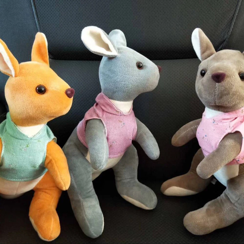 Многоцветная кукла-кенгуру для мамы и ребенка плюшевая мягкая игрушка подарок