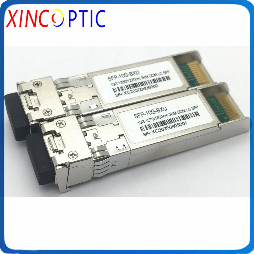 10G 3KM SFP + флэш-модуль BIDI Tx1270nm/Rx1330nm 3km s Sinlge Mode LC UPC оптические трансиверы | Мобильные
