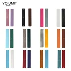 1 шт., двусторонний кожаный женский браслет из нержавеющей стали, 25 мм