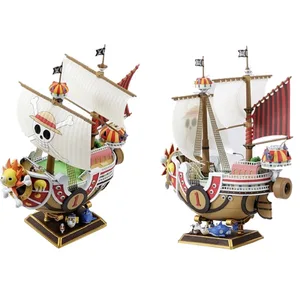 one piece anime statue thousand sunny going merry 2 years later pirate ship action figure pvc model toys collector birthday gift free global shipping