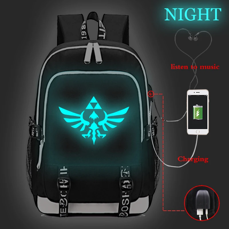 Легенда о Зельде рюкзак подростковый ребенок мальчики девочки школьная сумка