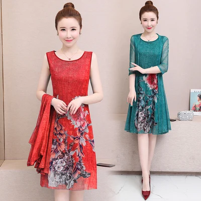 

Women Two Piece Outfits Summer Vintage Dress Floral Womens Matching Set Ensemble Femme Women's Summer Sundress Clothes