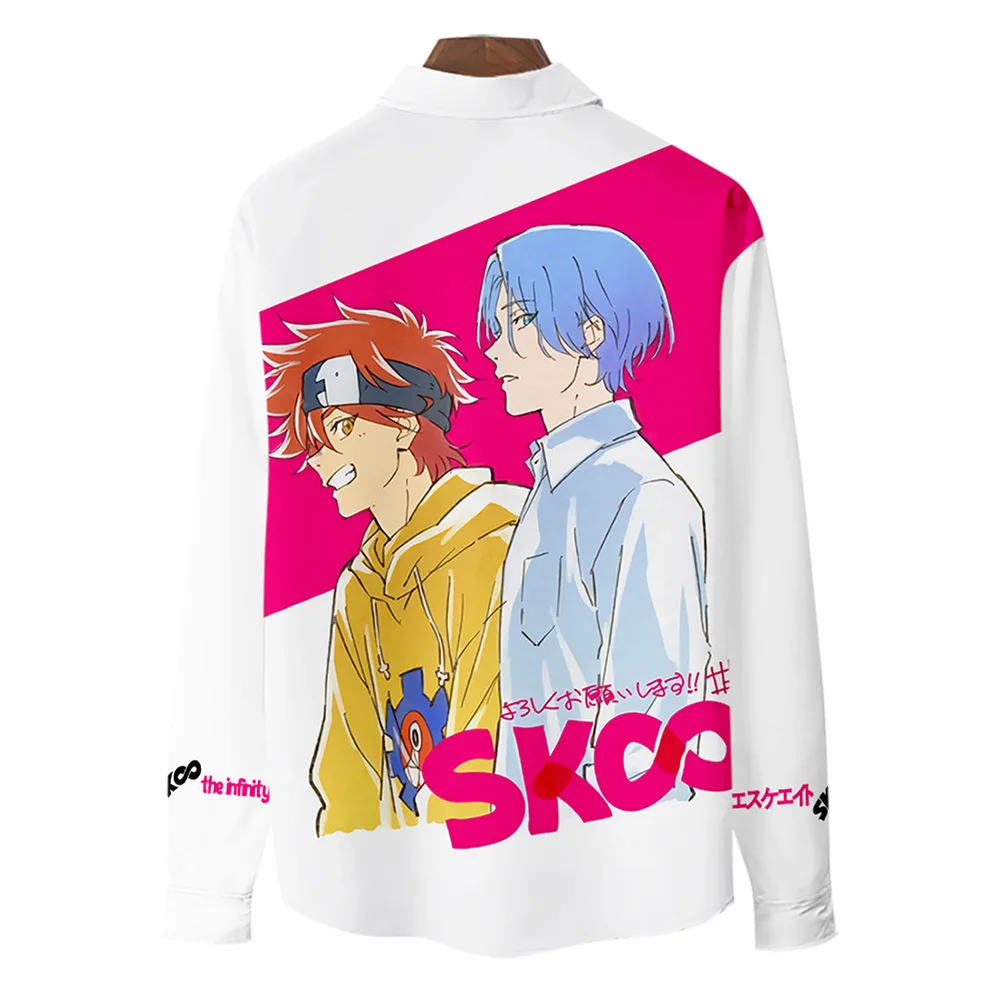 

Новинка 2021, SK8 неограниченный скейтборд, аниме трендовая рубашка с длинными рукавами, тонкая периферийная одежда, красивый подарок