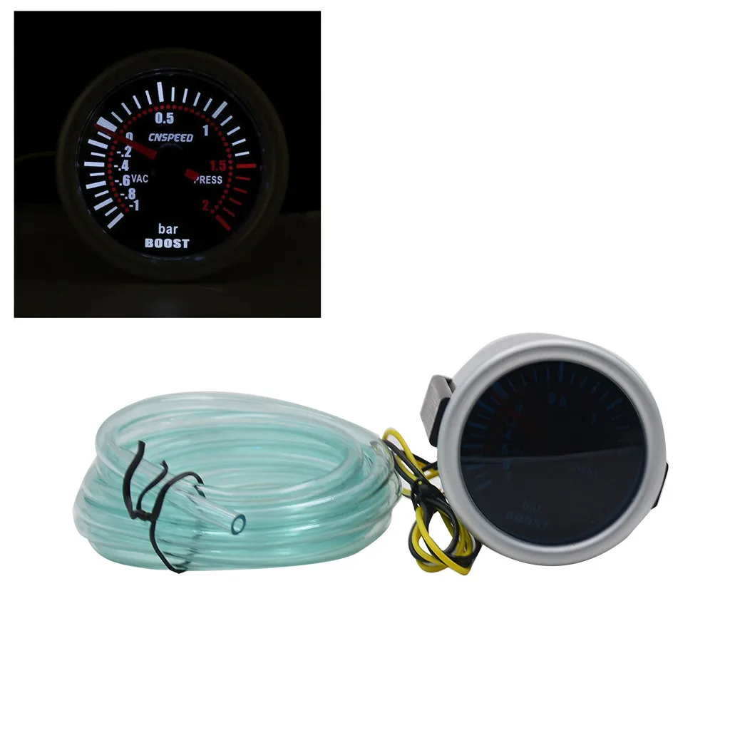 Автомобильный датчик 12 В Auto Tur-bo-ost Универсальный измеритель-1 ~ 0 3 бар 52 мм цифровой