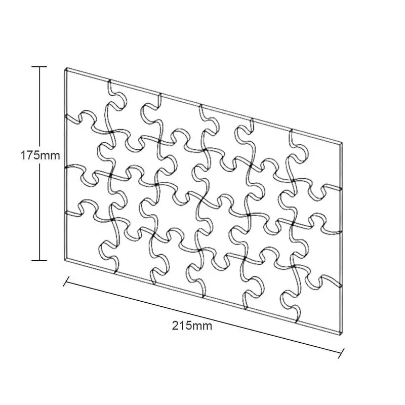 

108 pieces of acrylic transparent jigsaw puzzle puzzle R9M5