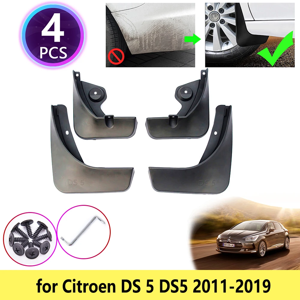 

Для Citroen DS 5 DS5 2011 2012 2013 2014 2015 2016 2017 2018 2019 брызговики крыло брызговики Брызговики передние аксессуары