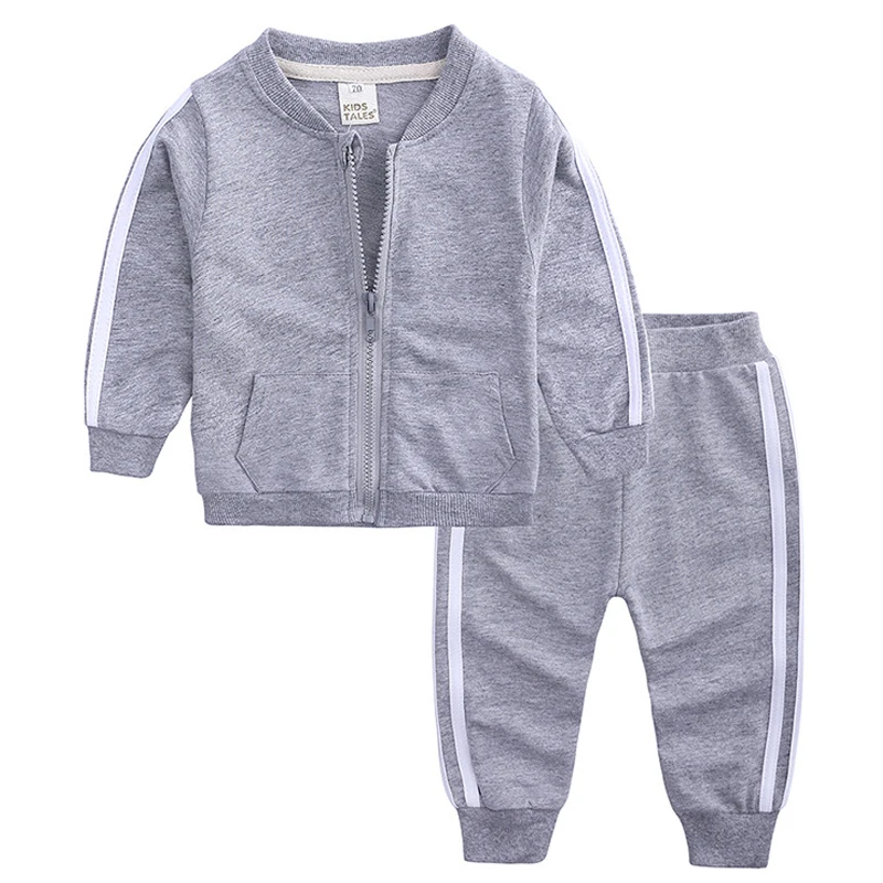 Детский спортивный костюм из двух предметов для мальчиков и девочек на весну