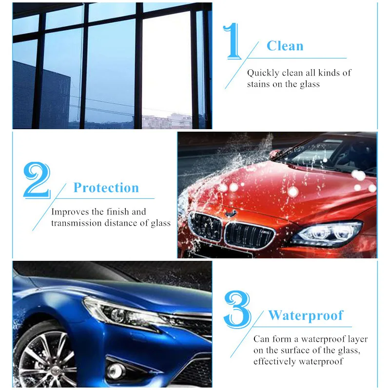 Очиститель автомобильных стекол 10 дюймов шт./упак. (1 шт. = 4 л воды) | Автомобили и