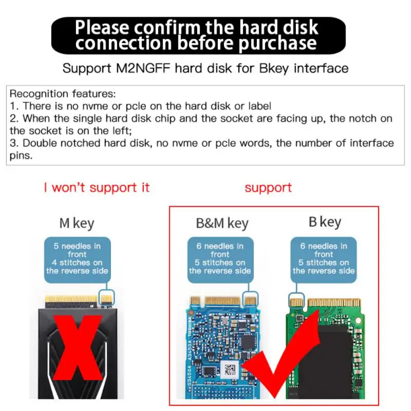 10 Гбит/с Внешний Корпус чехол USB 3. 0 Type-C на M.2 NGFF SSD корпус для жесткого диска M2 SATA 3 1 -