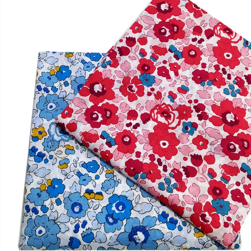 145x50cm Spring Summer Cotton Super Dense Poplin Sewing Fabric for Women's Wear, Dresses, Children's Clothing, and Home Clothes image 4