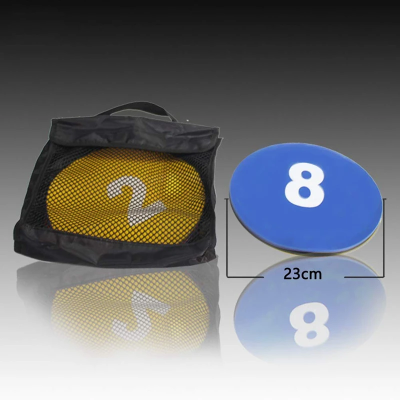 10 упаковок пронумерованные точечные маркеры плоские баскетбольные