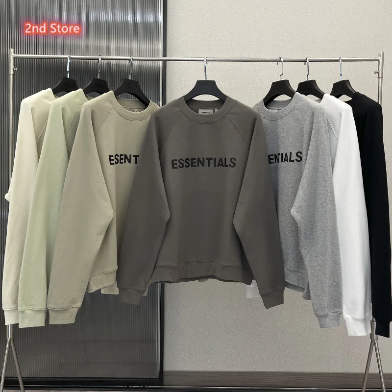 

Fw21 classic fall Sweatshirt Jerry Lorenzo designer brand 100% cotton yellow rubber printed letters hip hop loose Unisex Sweatsh