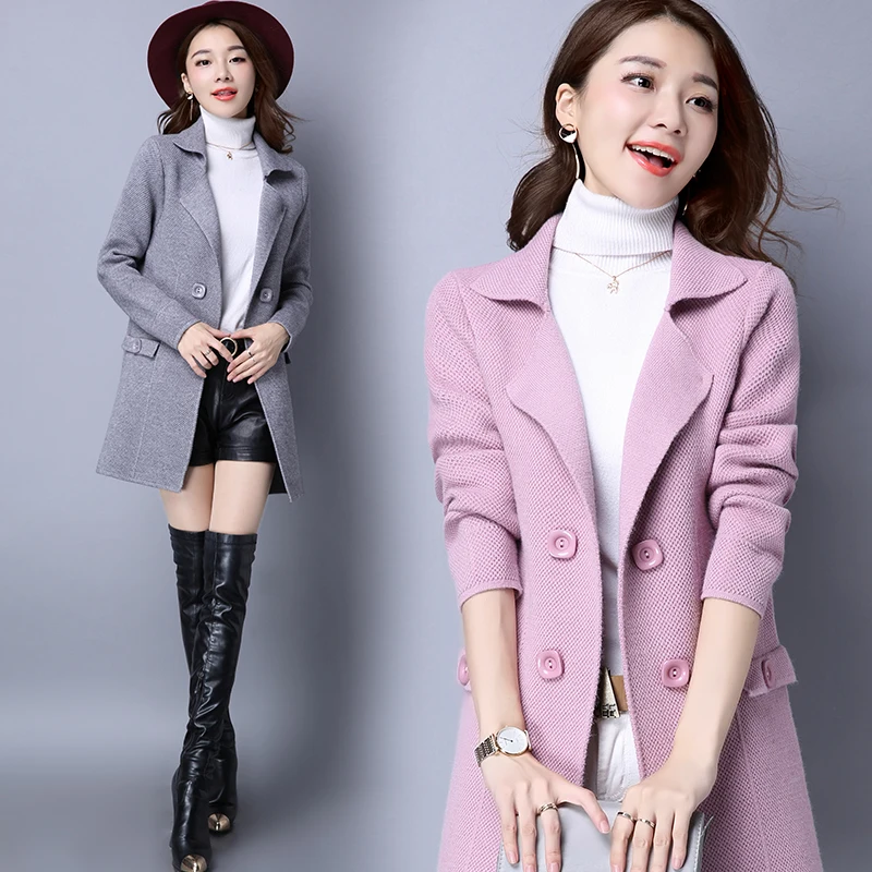 Осень 2018 лидер продаж верхняя одежда женские кардиганы дизайнерский вязаный