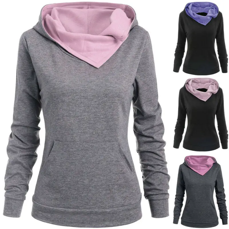 

Women Winter Warm Long Sleeve Pullover Sweatshirt Casual Blouse Jumper Tops 22