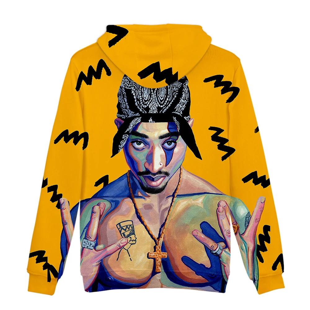2PAC 3D модные стильные толстовки и свитшоты с рисунком длинным рукавом