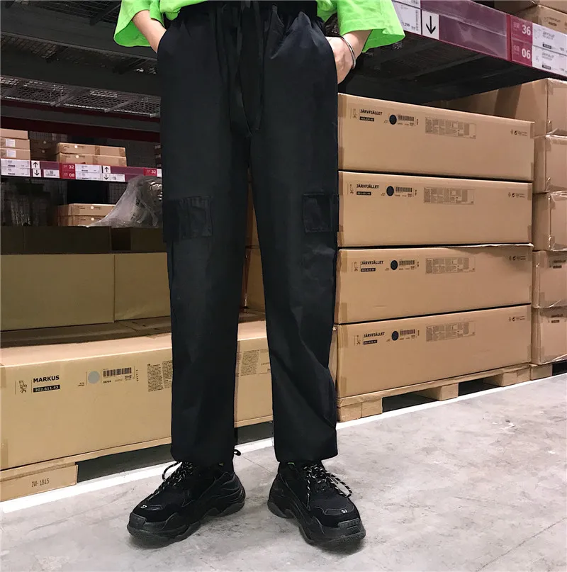 Хип хоп винтажные однотонные новые модные корейские хипстерские женские костюмы