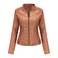 womens leather jackets and coats spring autumn loose street moto biker pu faux leather jacket lady oversize casual outerwear