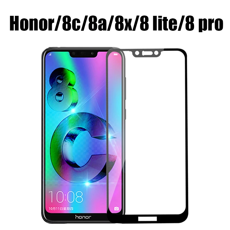 

Защитное стекло для Honor 8c 8 Lite, протектор экрана для Huawei 8x, 8a, 8 Pro, 8 lite, X8, C8, закаленное стекло для Huawei Honor 8, легкое стекло