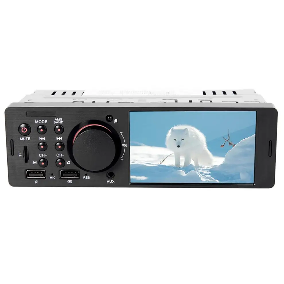 

4.1 Inch 1 Din Dual USB Bluetooth Multimedia MP5 Player Auto Stereo Radio Support Fast Phone Charging and Rear View Camera