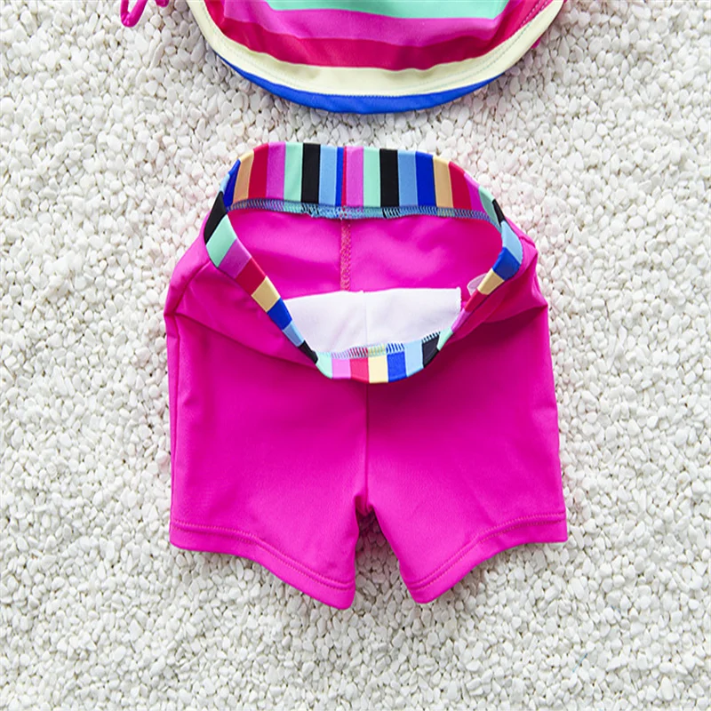 Новинка 2021 Детский комплект Танкини из двух частей для девочек купальник