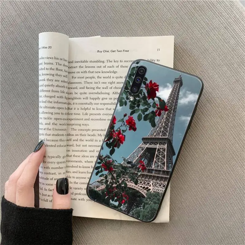 

Romantic Paris Eiffel ToweR Phone Case For Samsung galaxy S 9 10 20 A 10 21 30 31 40 50 51 71 s note 20 j 4 2018 plus