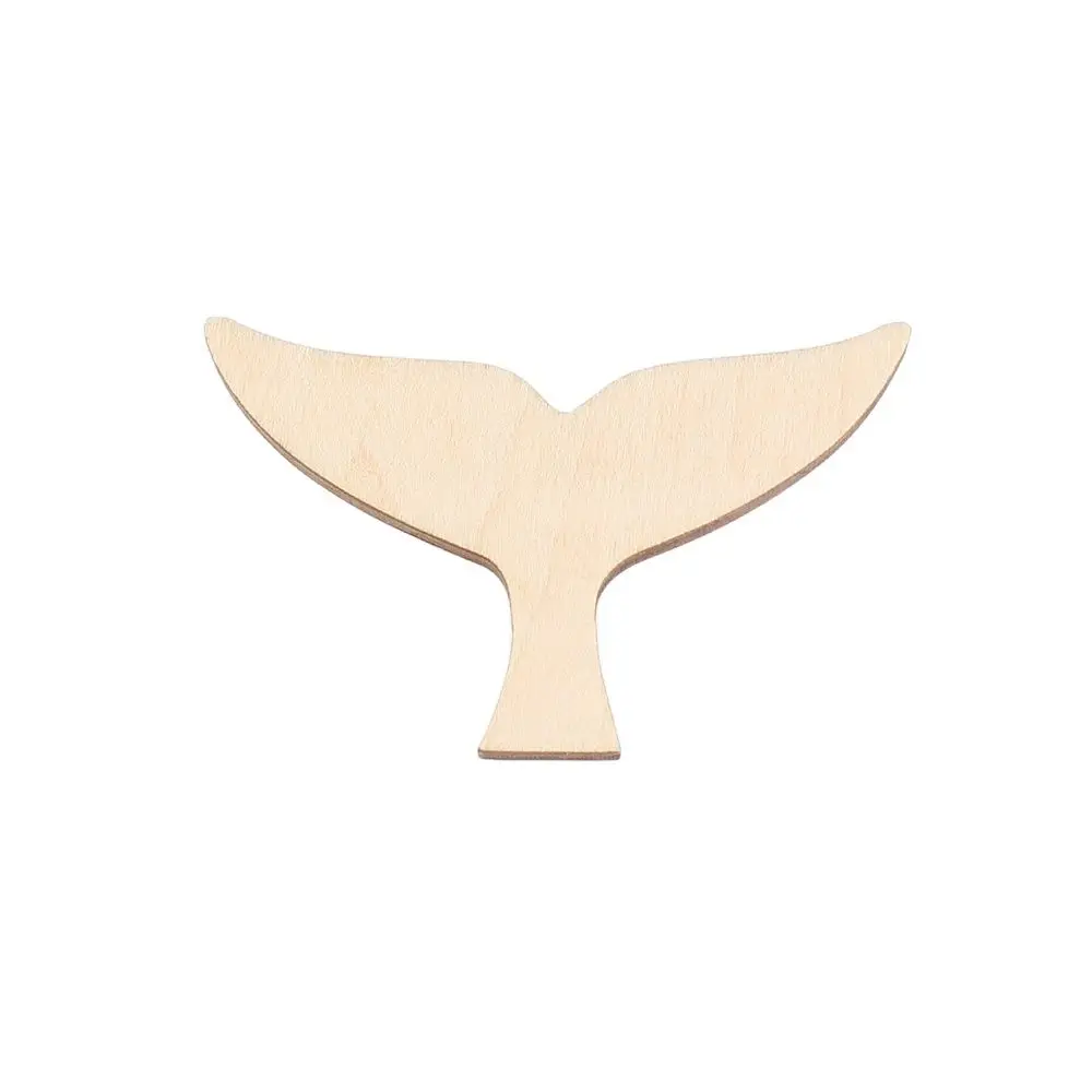 

Fish tail shape, laser cut wood, decorations, woodcut outline, silhouette, blank unpainted, 25 pieces, wooden shape (0235)