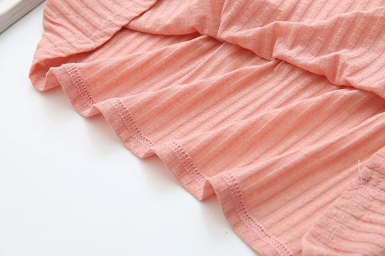 Повседневные трикотажные футболки для женщин 2020 Весна длинный рукав сплошной