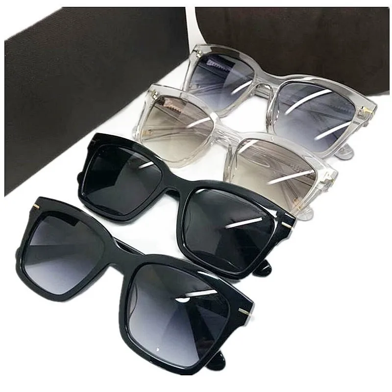 

High-Quality Concise Men Square Fullrim Sun Glasses UV400 Gradient Polarized Unisex Acetates Goggles 50-20-145 for Prescription