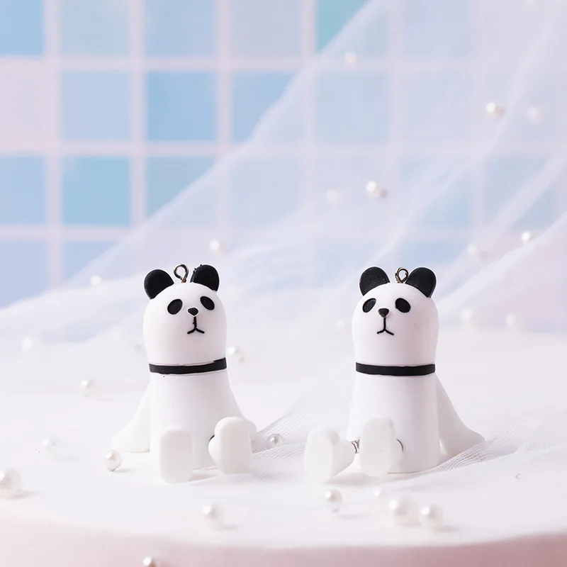 Мультяшная трясающая Панда Черный Белый медведь детский день рождения торт