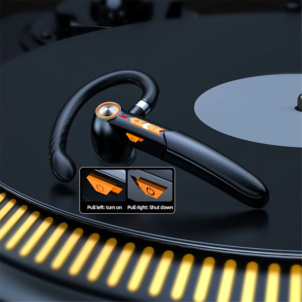 Беспроводная Bluetooth-гарнитура Hi-Fi 5 0 с сенсорным экраном и микрофоном