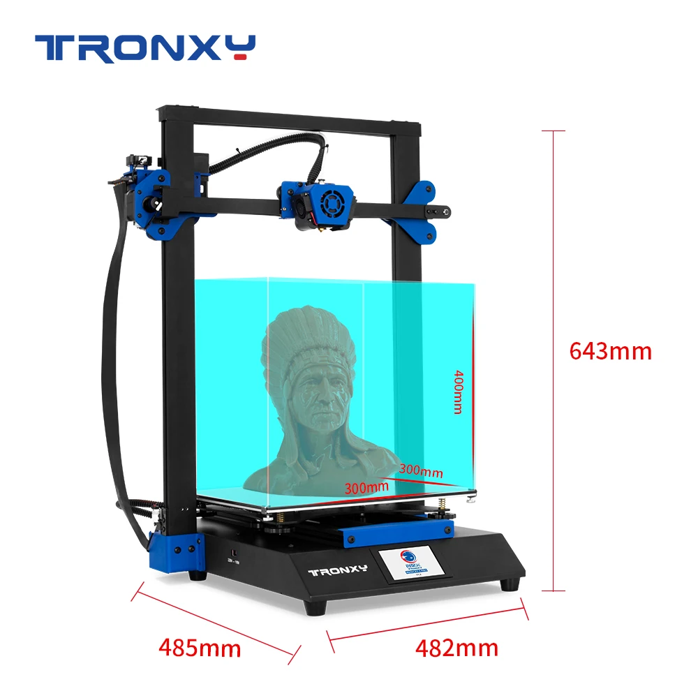 Tronxy XY 3 PRO 3D принтеры крайне низкий уровень шума материнская плата для экструдера