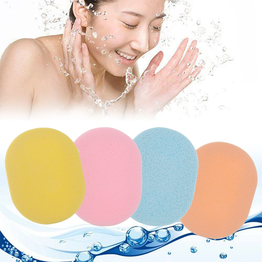 5Pcs Soft Konjac Facial Cleansing Sponge Cleanser Puff Face Body Washing Clean Bath Shower Scrub Skin Care Bathroom Supplies |