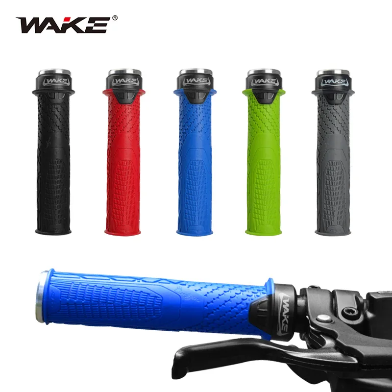

WAKE Mountain bike accessories Grip cover Silicone lock handle cover Bicycle anti-drop handlebar cover Bicycle handlebar cover